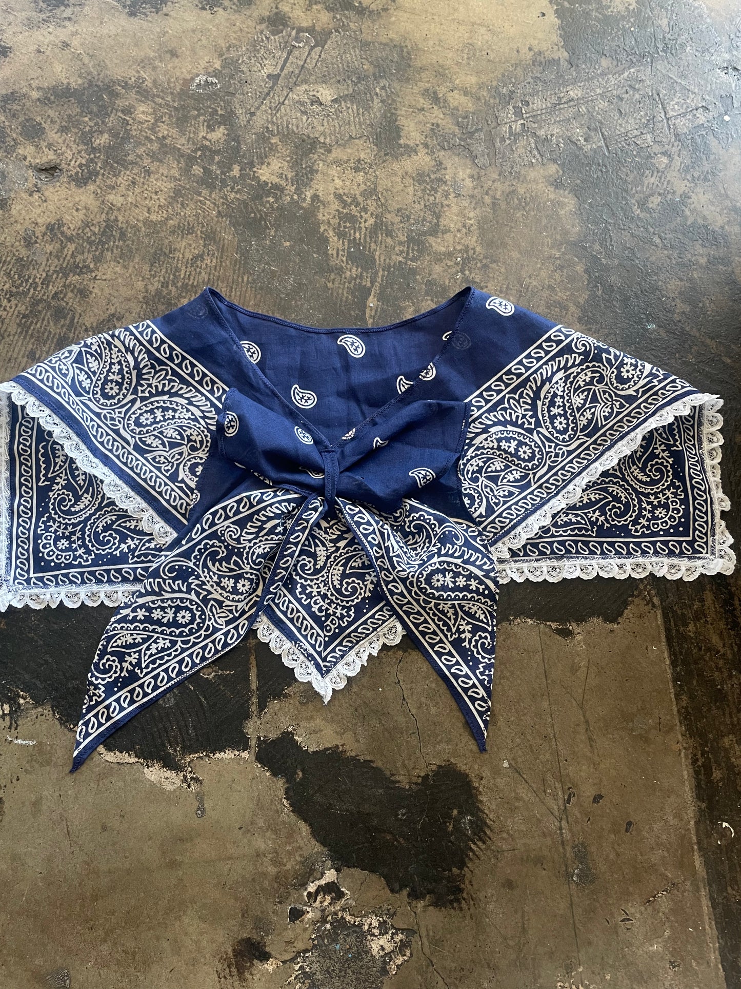 Handmade Bandana Collar with Bow Detail