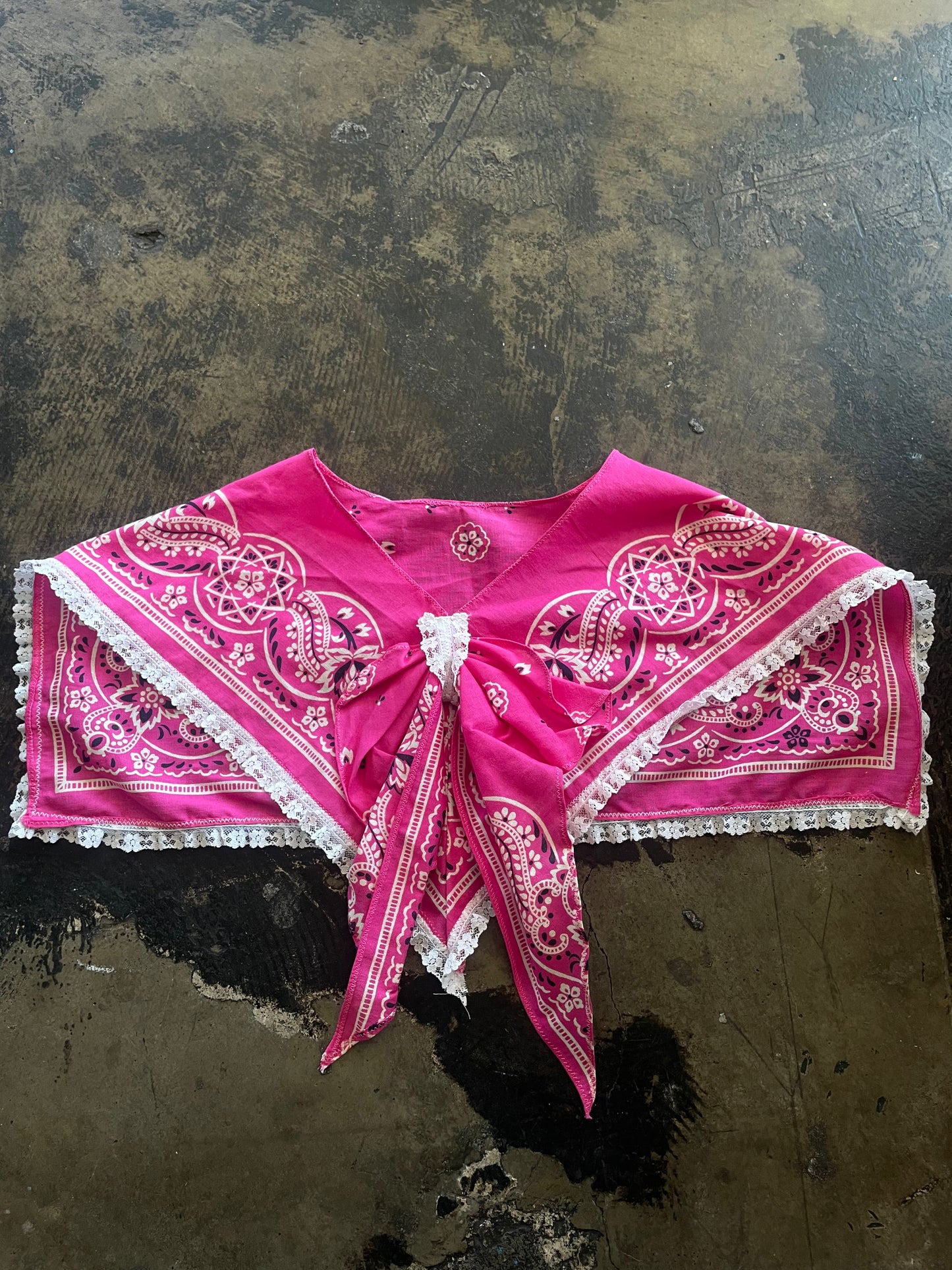 Handmade Bandana Collar with Bow Detail
