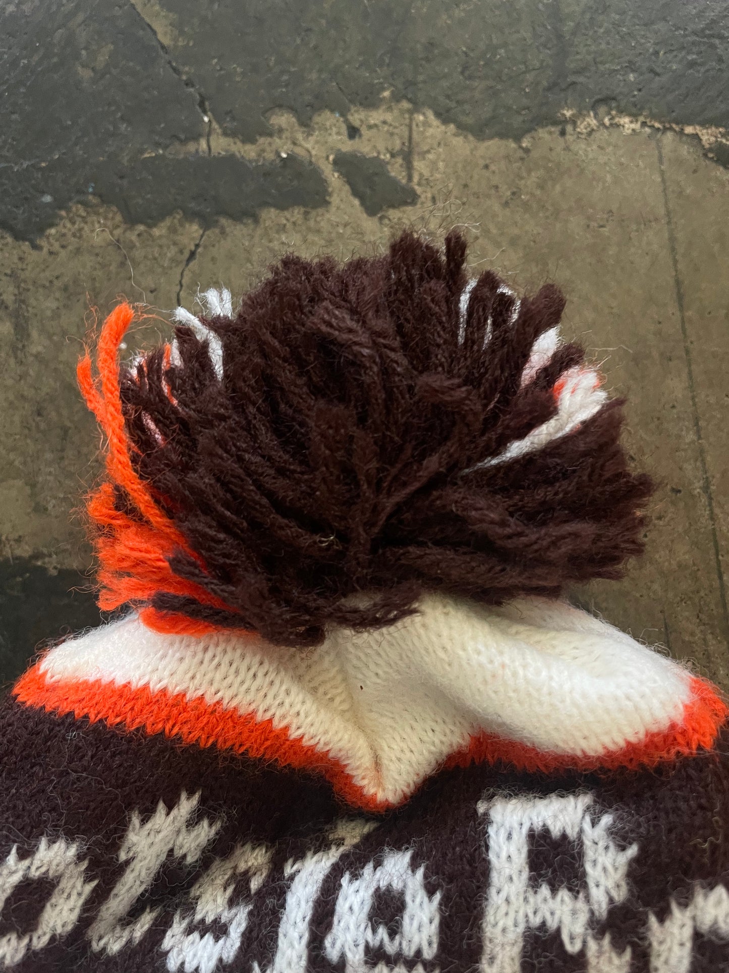 Tootsie Roll Pom Beanie