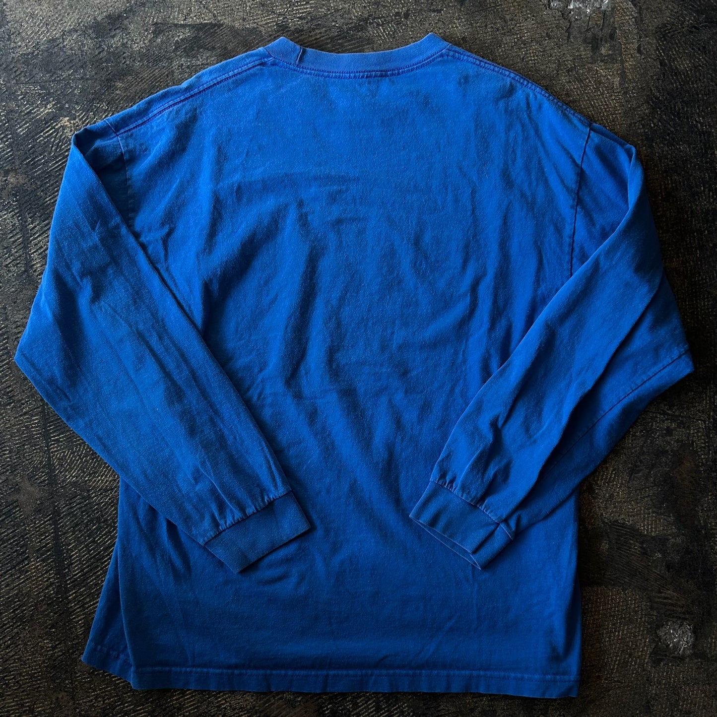 Blue Florida Gators Football Long Sleeve Tee