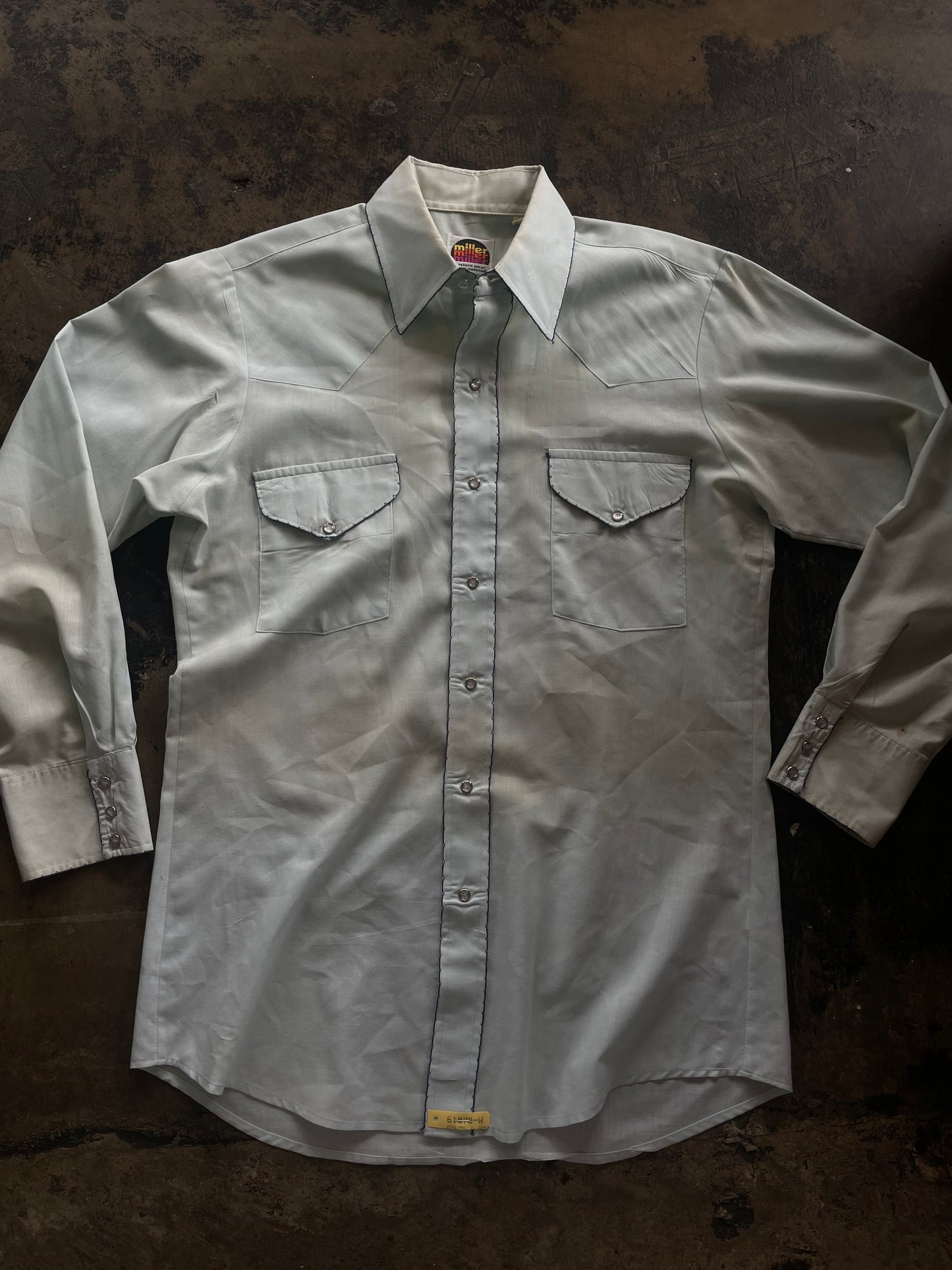 Sky Blue Pearlsnap Shirt