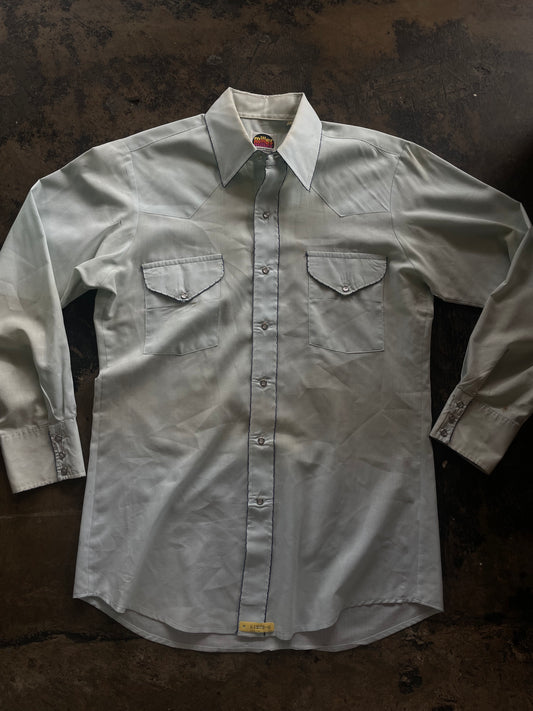 Sky Blue Pearlsnap Shirt
