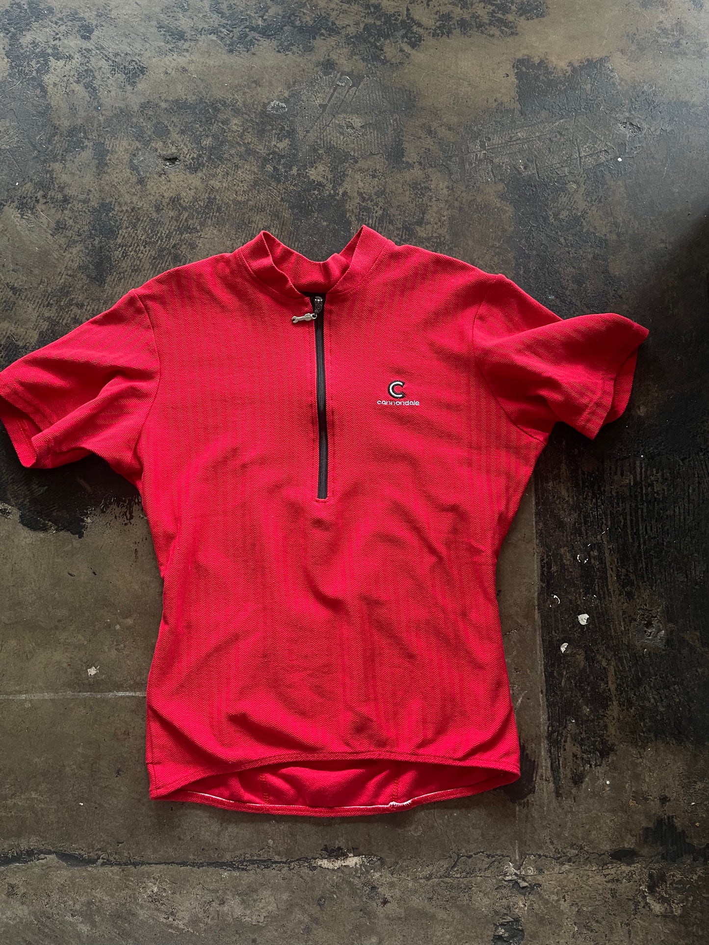Vintage Red Cannondale Bike Shirt