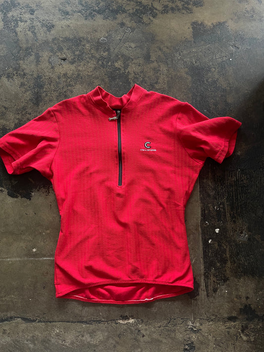 Vintage Red Cannondale Bike Shirt