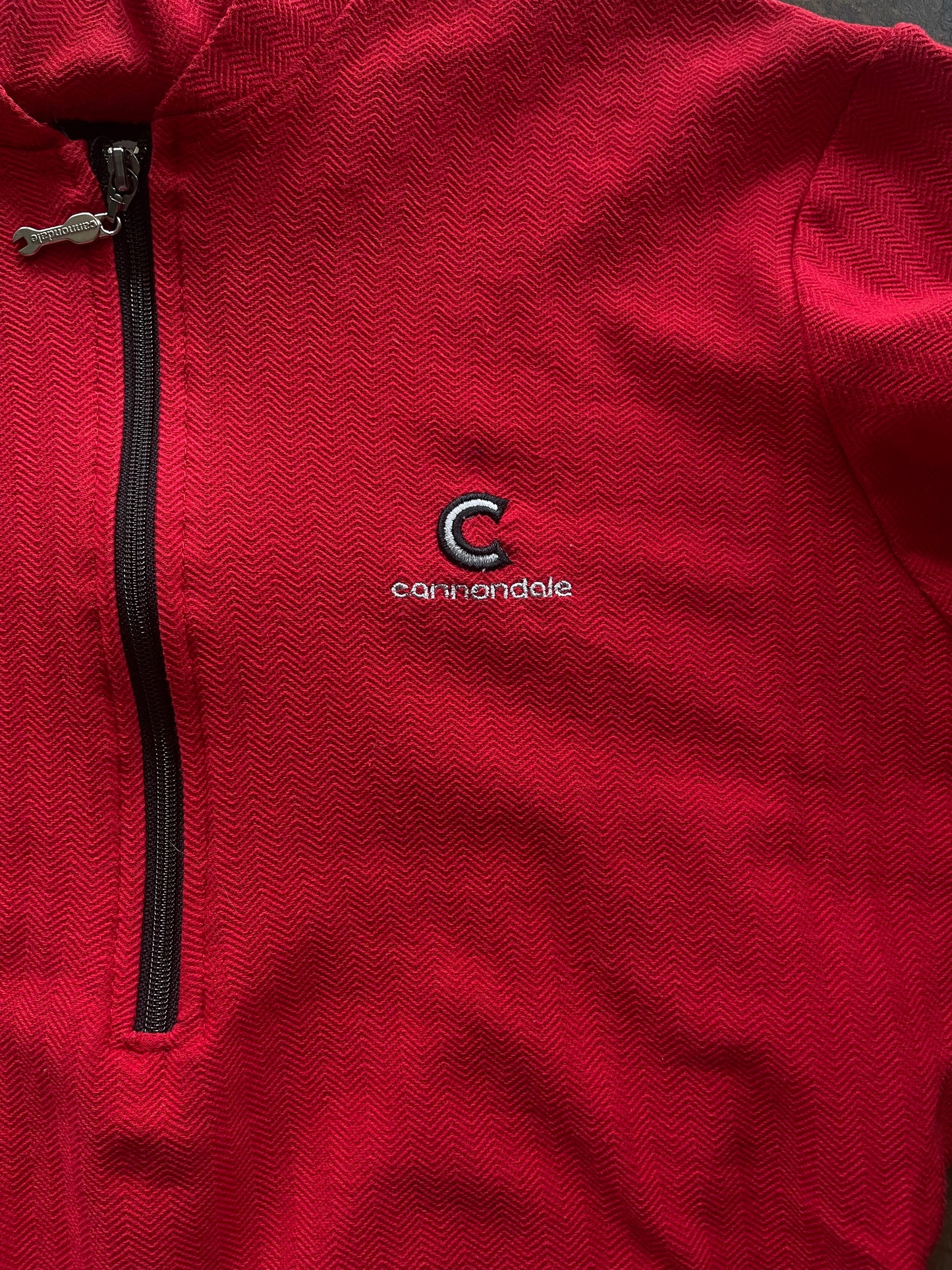 Vintage Red Cannondale Bike Shirt