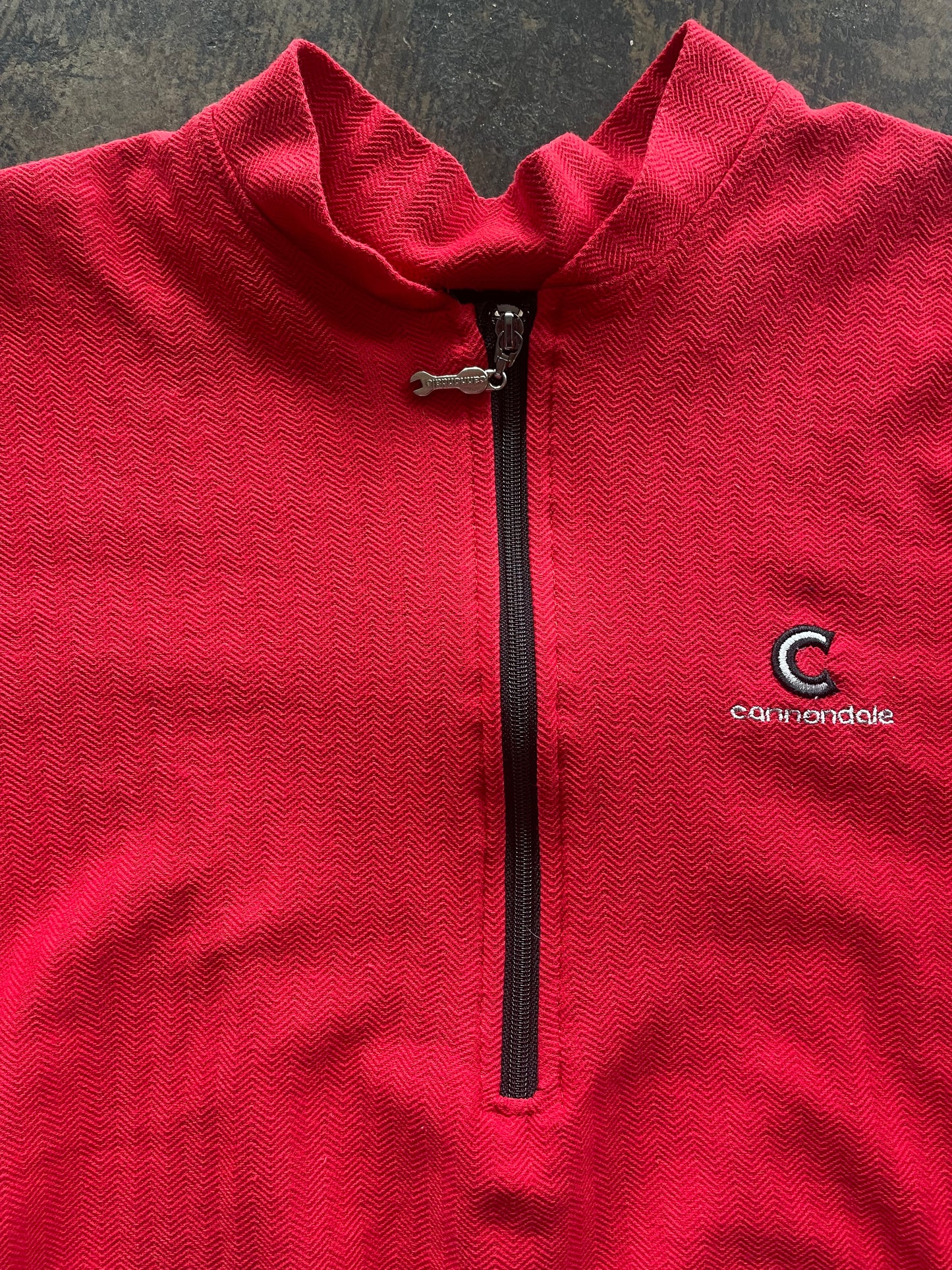 Vintage Red Cannondale Bike Shirt