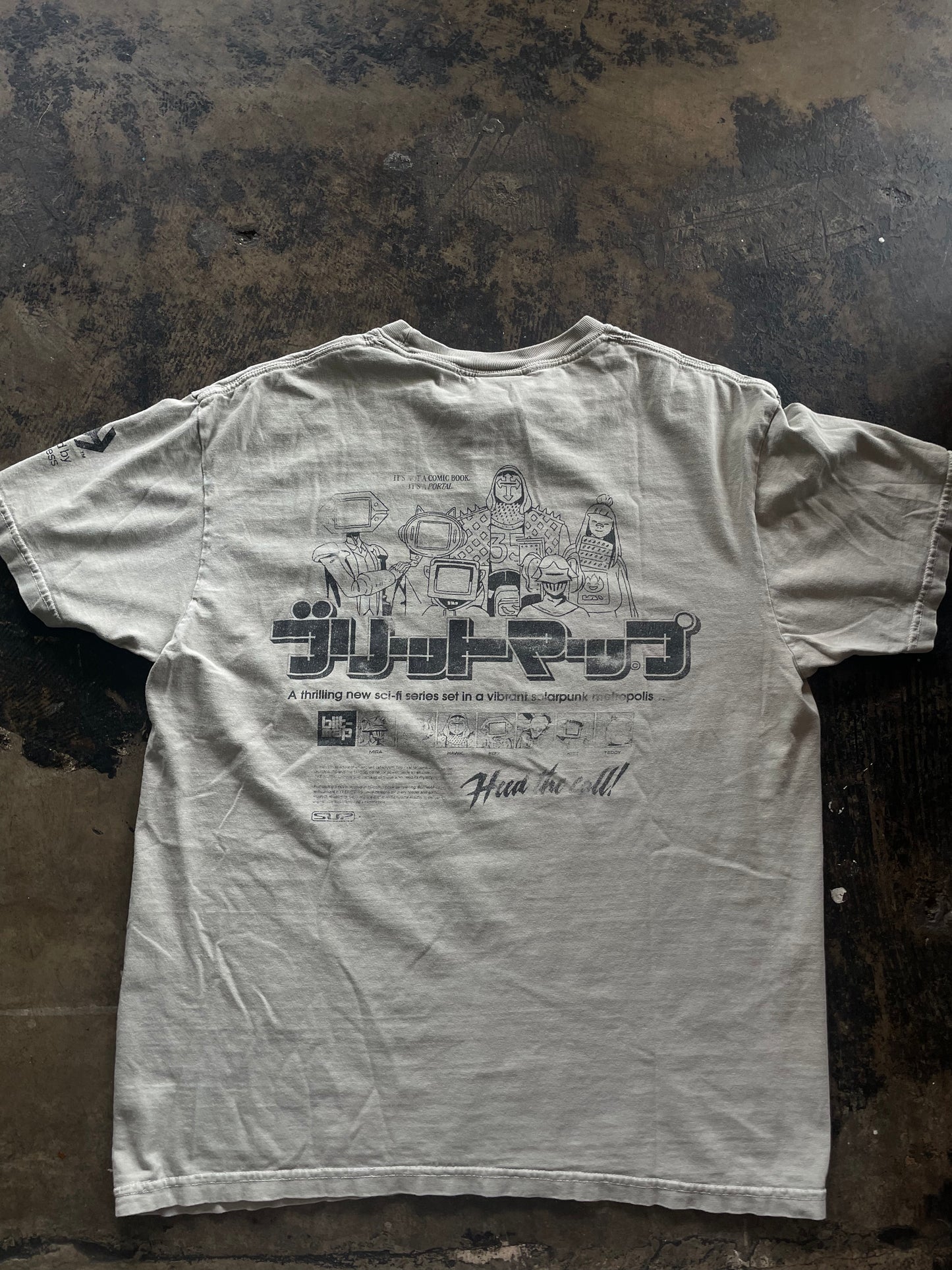 Taupe Blitmap Tee