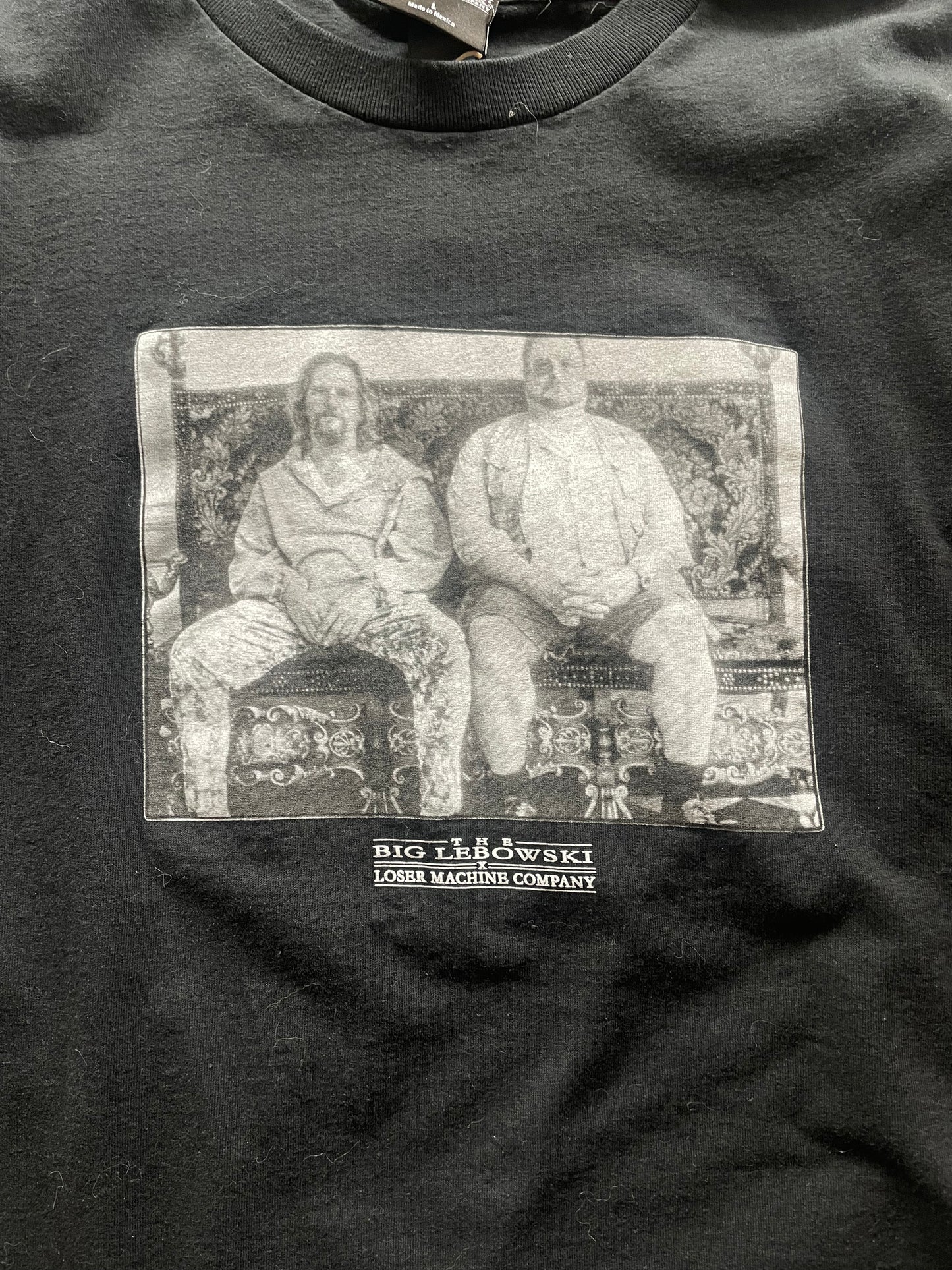 Black Big Lebowski Graphic Tee