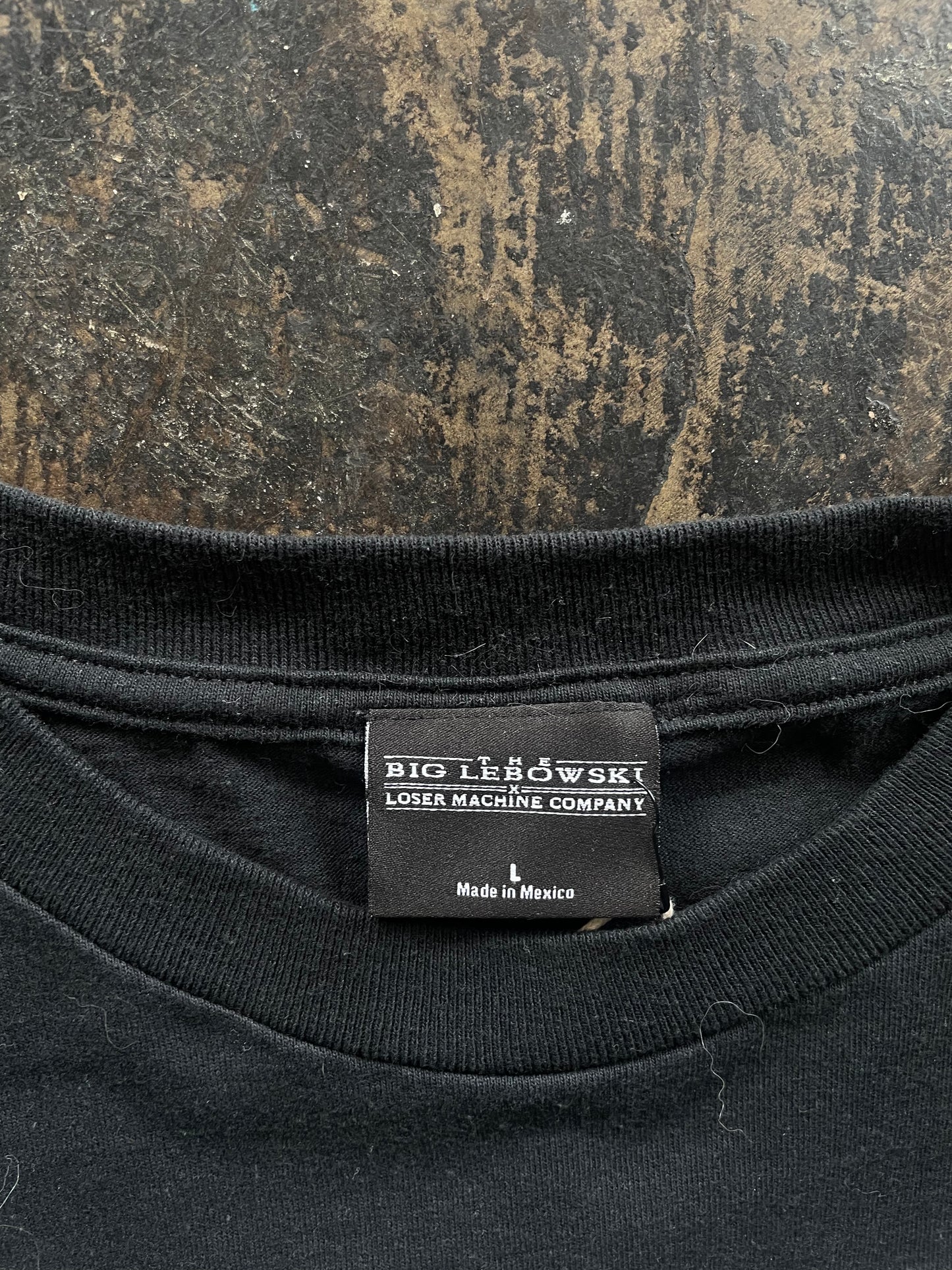 Black Big Lebowski Graphic Tee