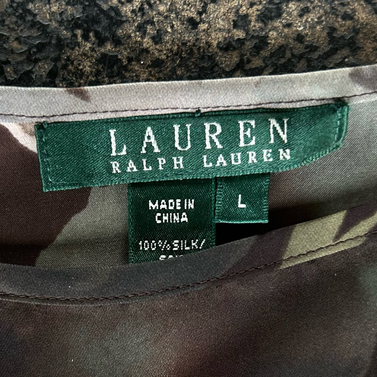 Ralph Lauren Floral Silk Blouse