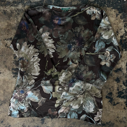 Ralph Lauren Floral Silk Blouse