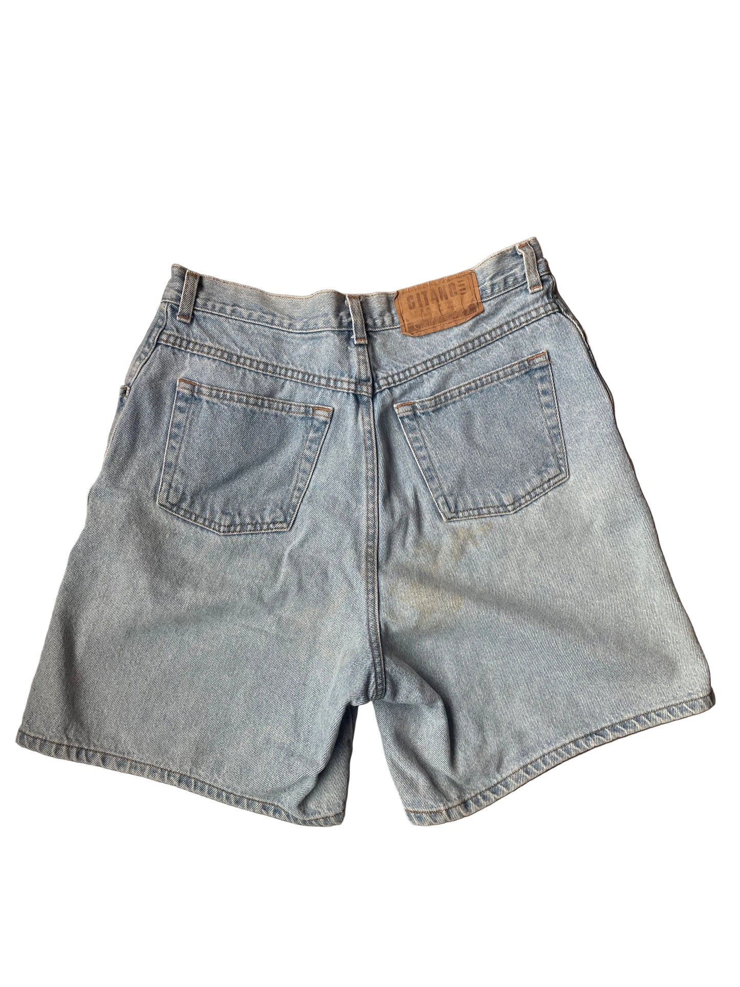 Gitano Light Wash Denim Shorts