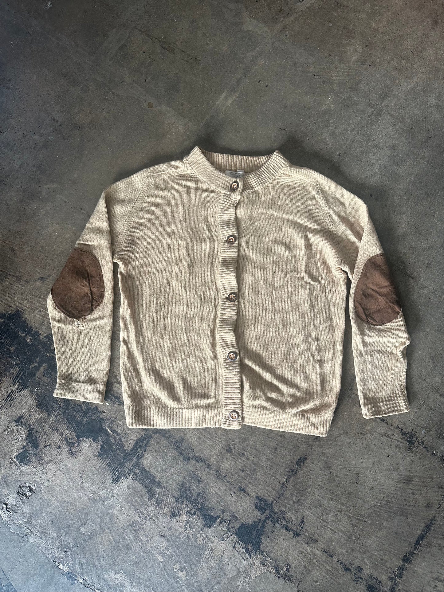 Marshall Field & Co. Tan Button Front Cardigan
