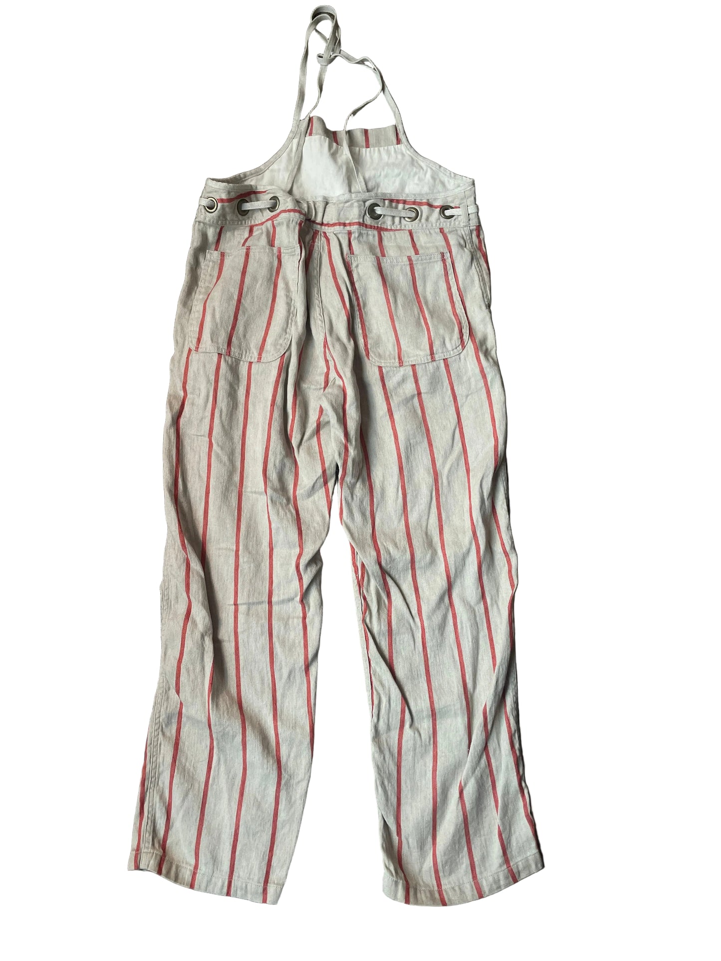 Kapital Orange Striped Overalls