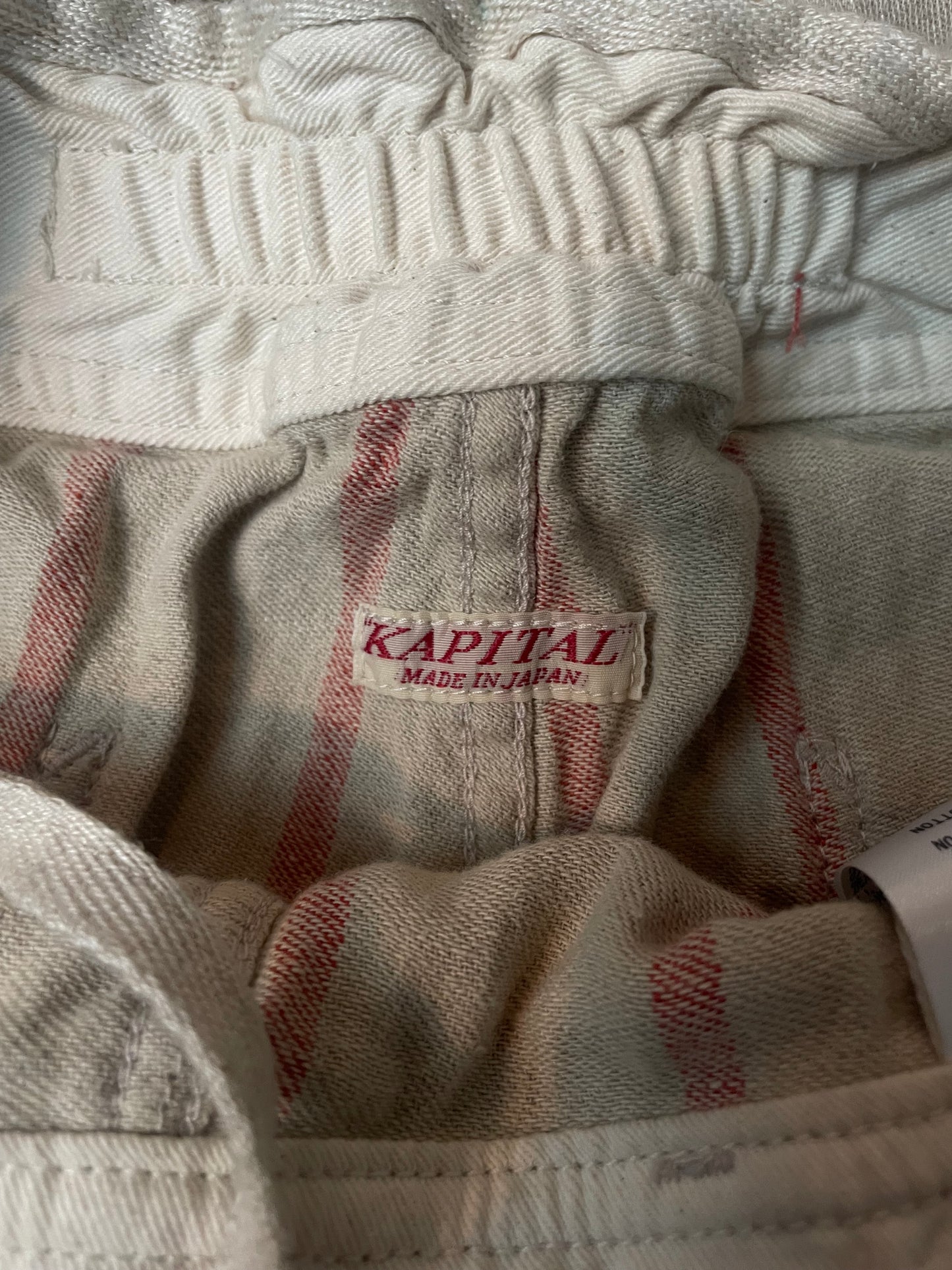 Kapital Orange Striped Overalls