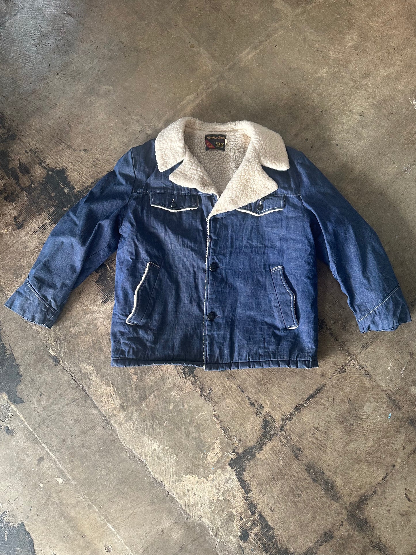 Weatherjack Denim Fleece Lined Jacket