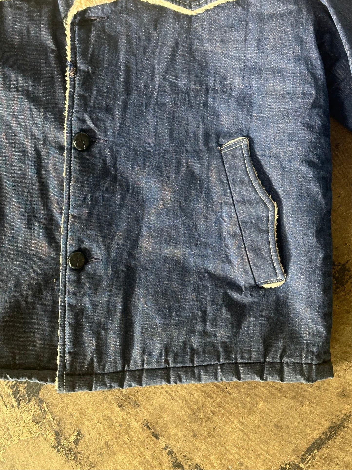 Weatherjack Denim Fleece Lined Jacket