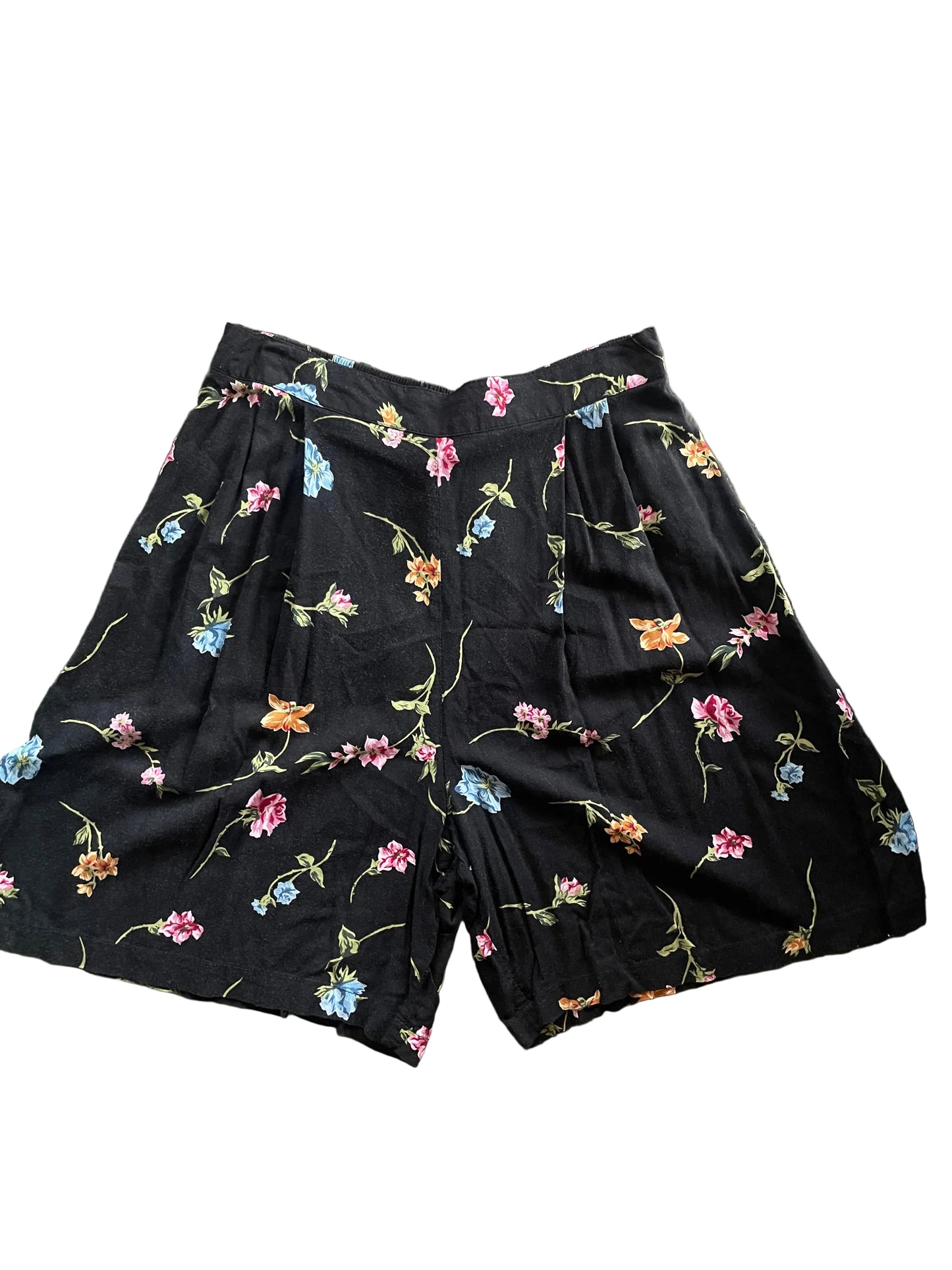 Black Floral CHM Design Short Sleeve Set