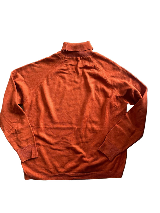 Burnt Orange Long Sleeve Turtleneck