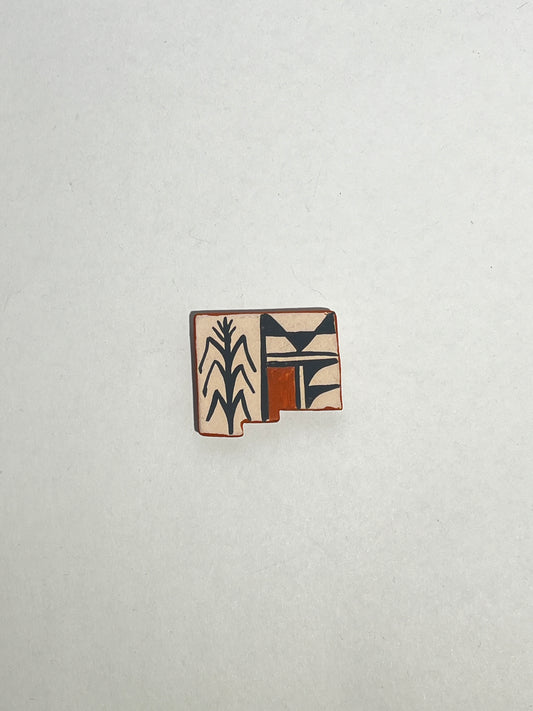 Terracotta Native Corn Magnet