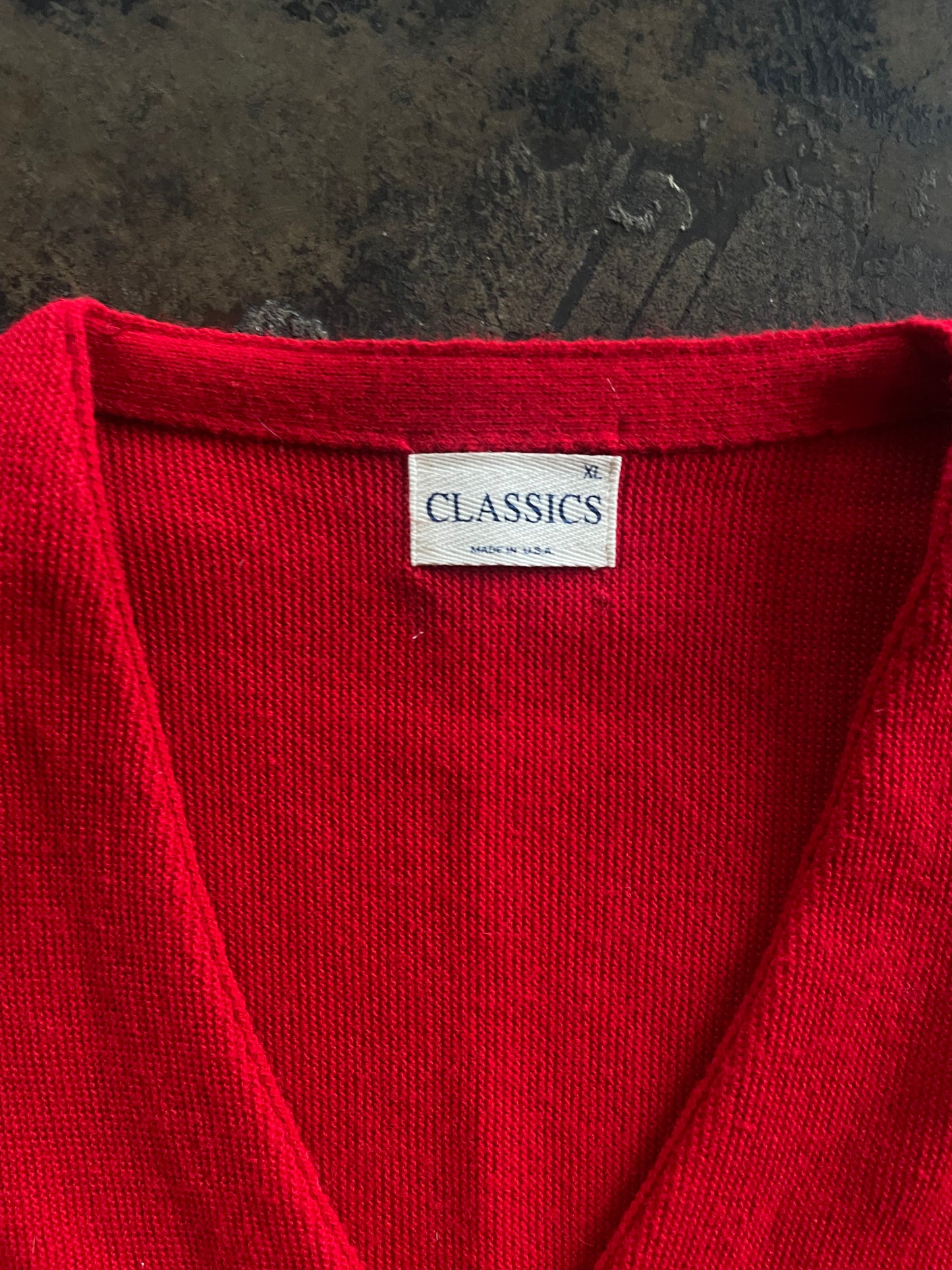 Red Classics Cardigan