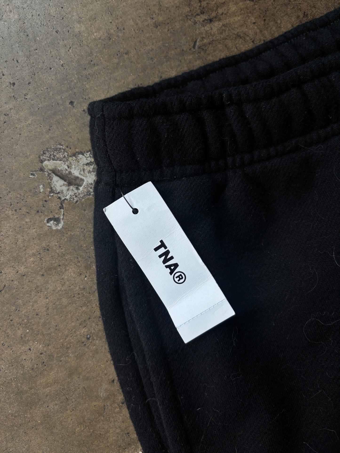 Black TNA Cozy Cargo Sweatpants