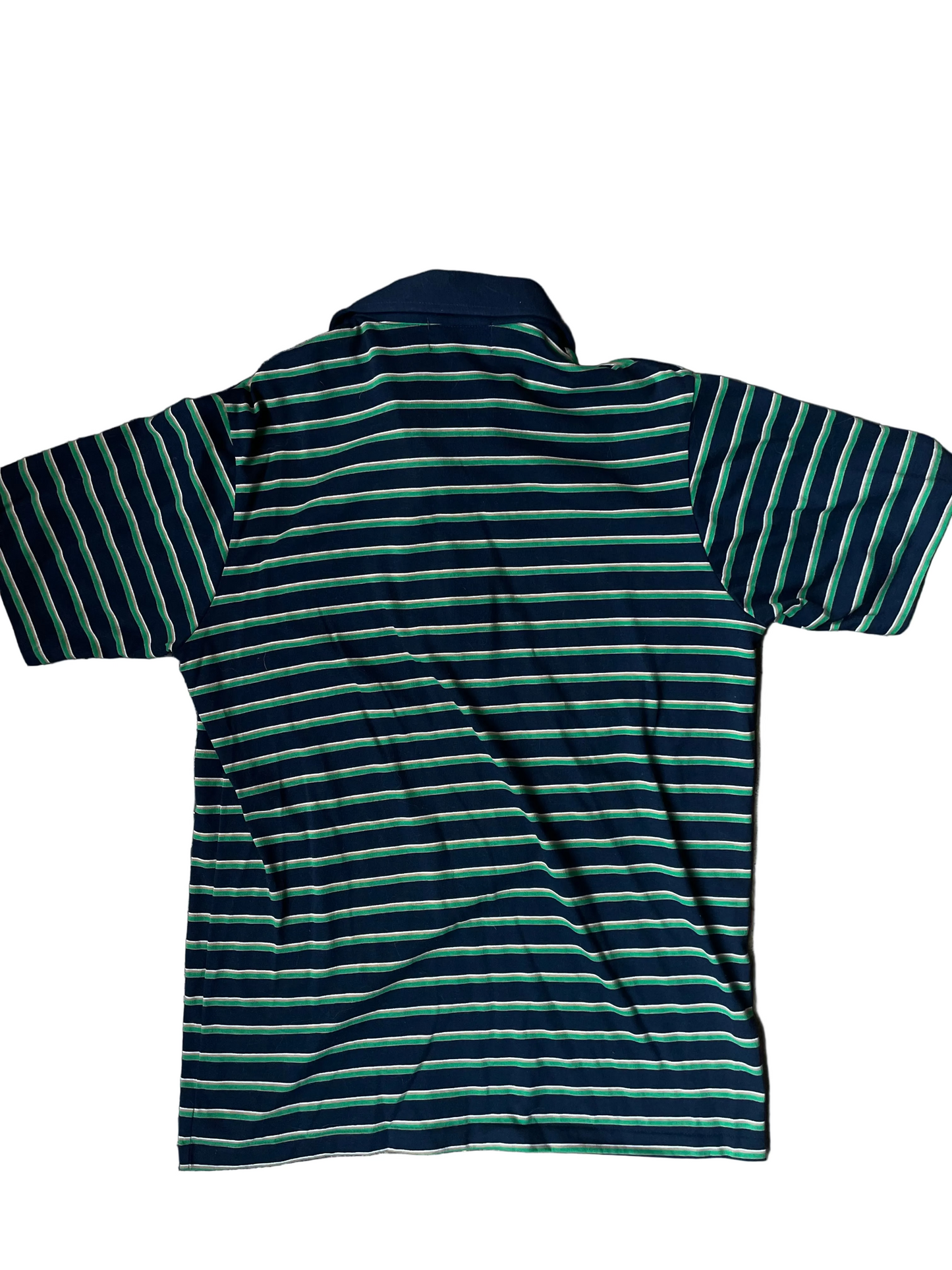 Navy Blue + Green On Course Polo Short Sleeve