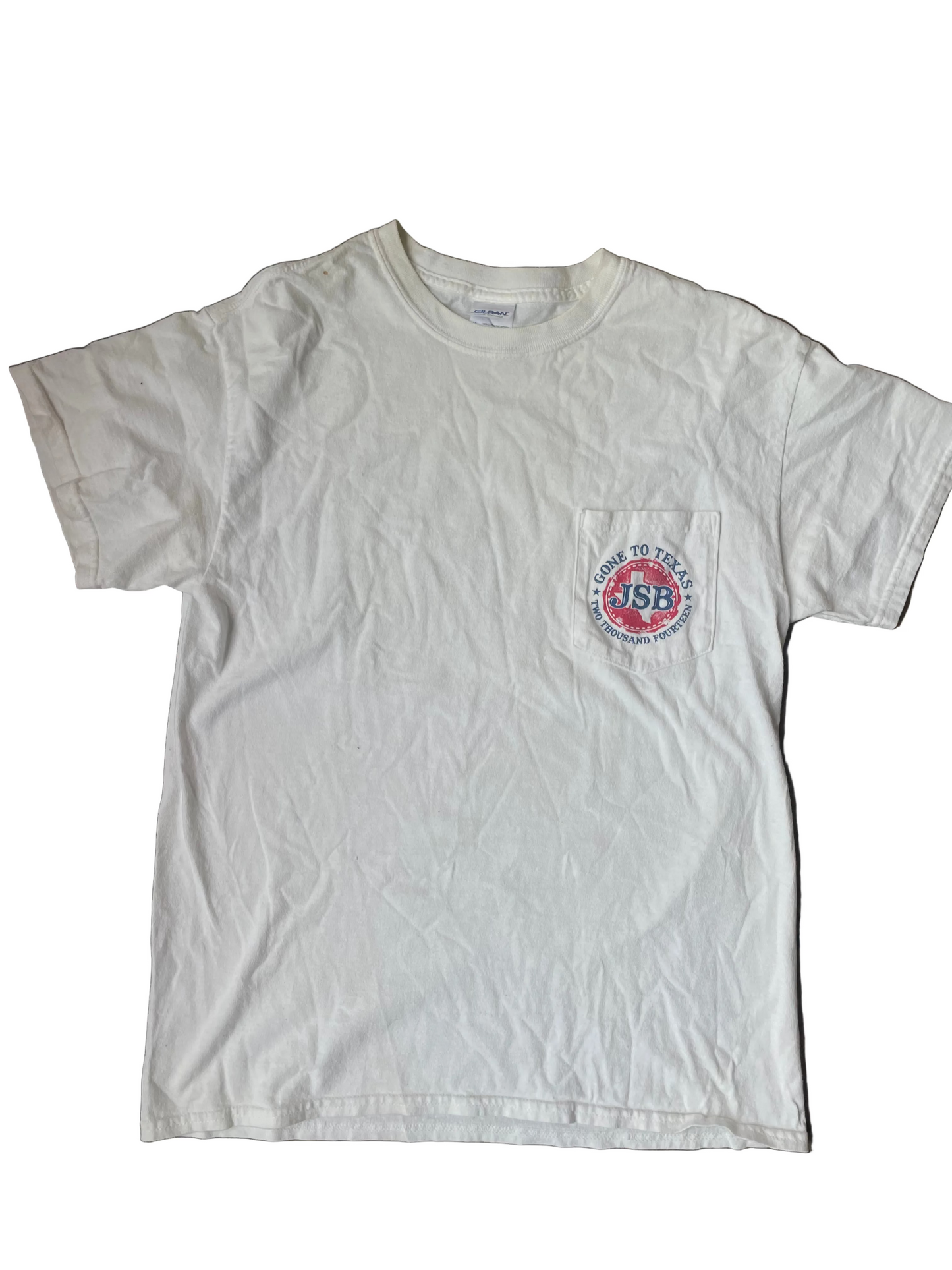 Gone To Texas JSB White Pocket Tee