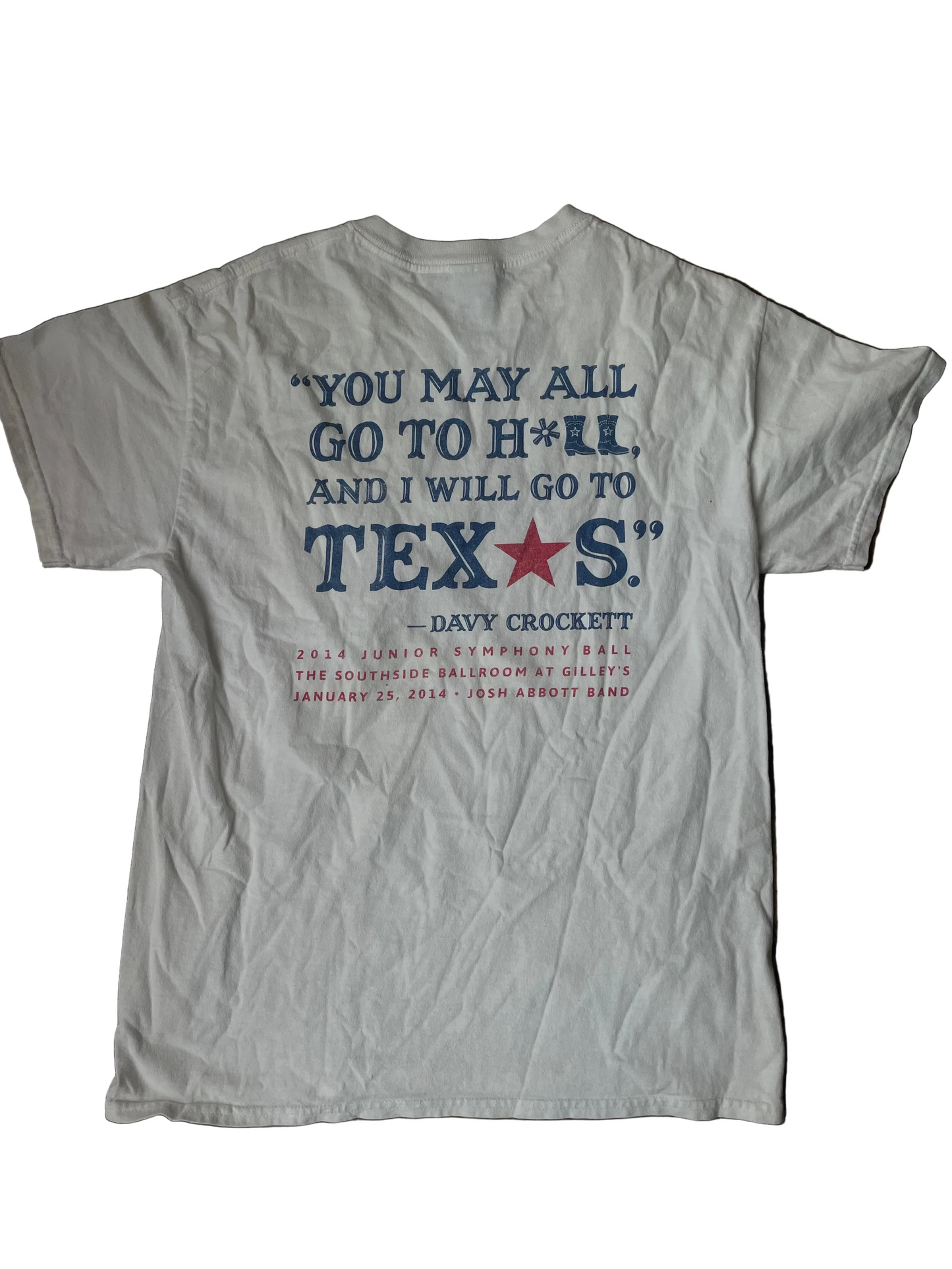 Gone To Texas JSB White Pocket Tee