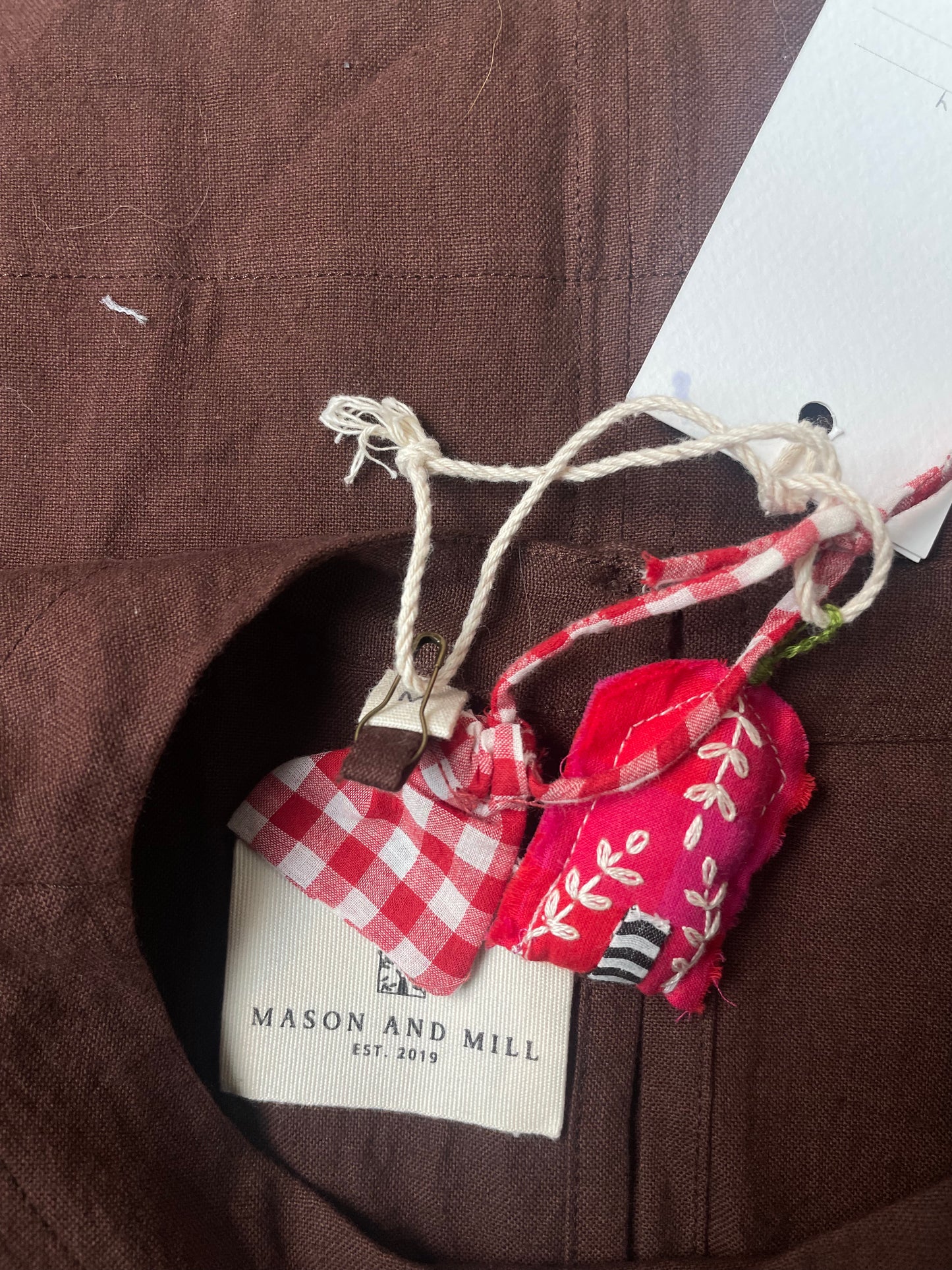 Brown Mason & Mill Cotton Tank Top