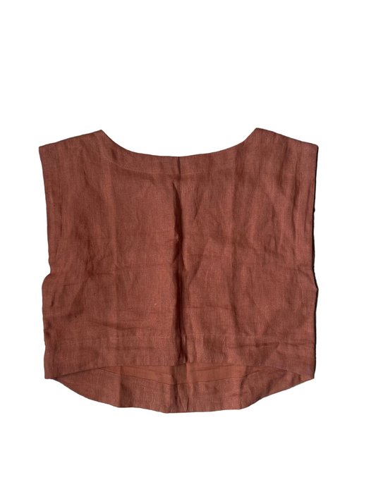 Red Clay Laude The Label Boxy Sleeveless Top