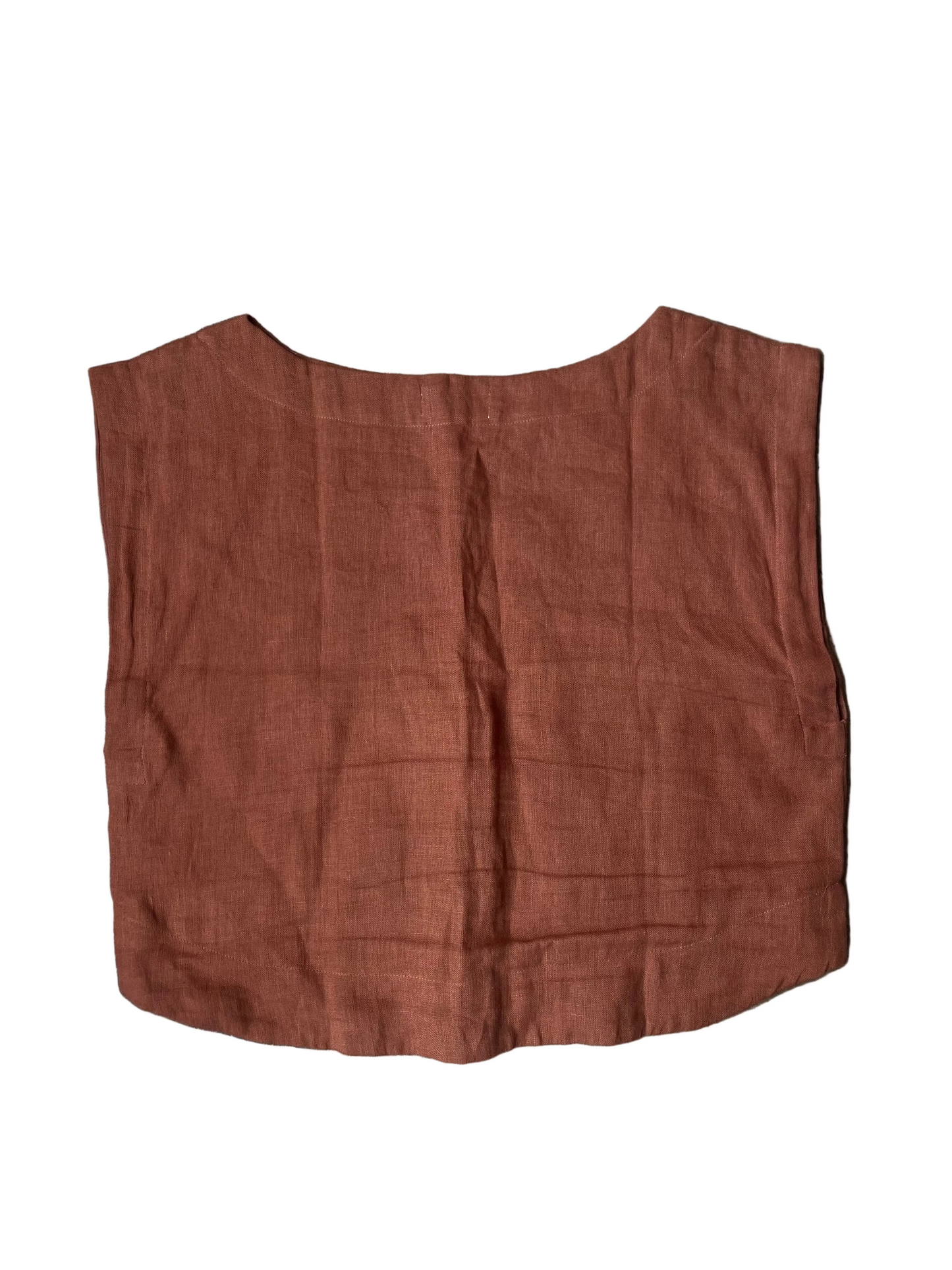 Red Clay Laude The Label Boxy Sleeveless Top