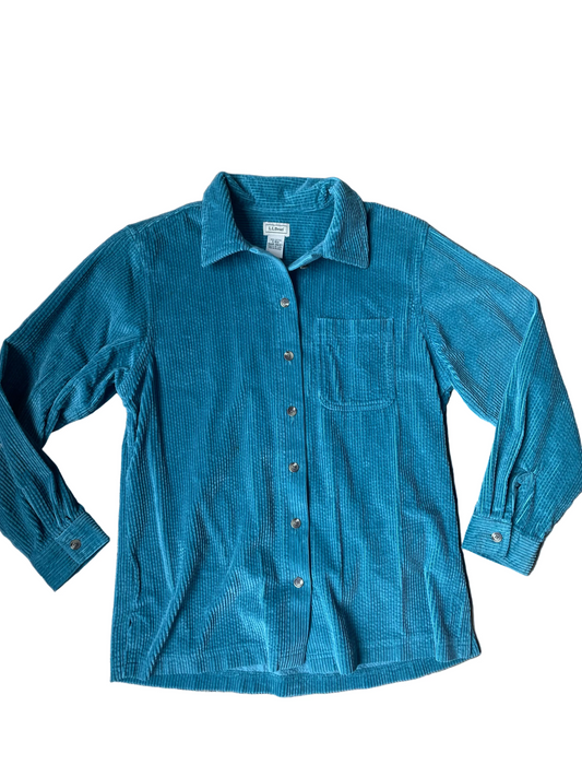Teal L.L. Bean Long Sleeve Button Down