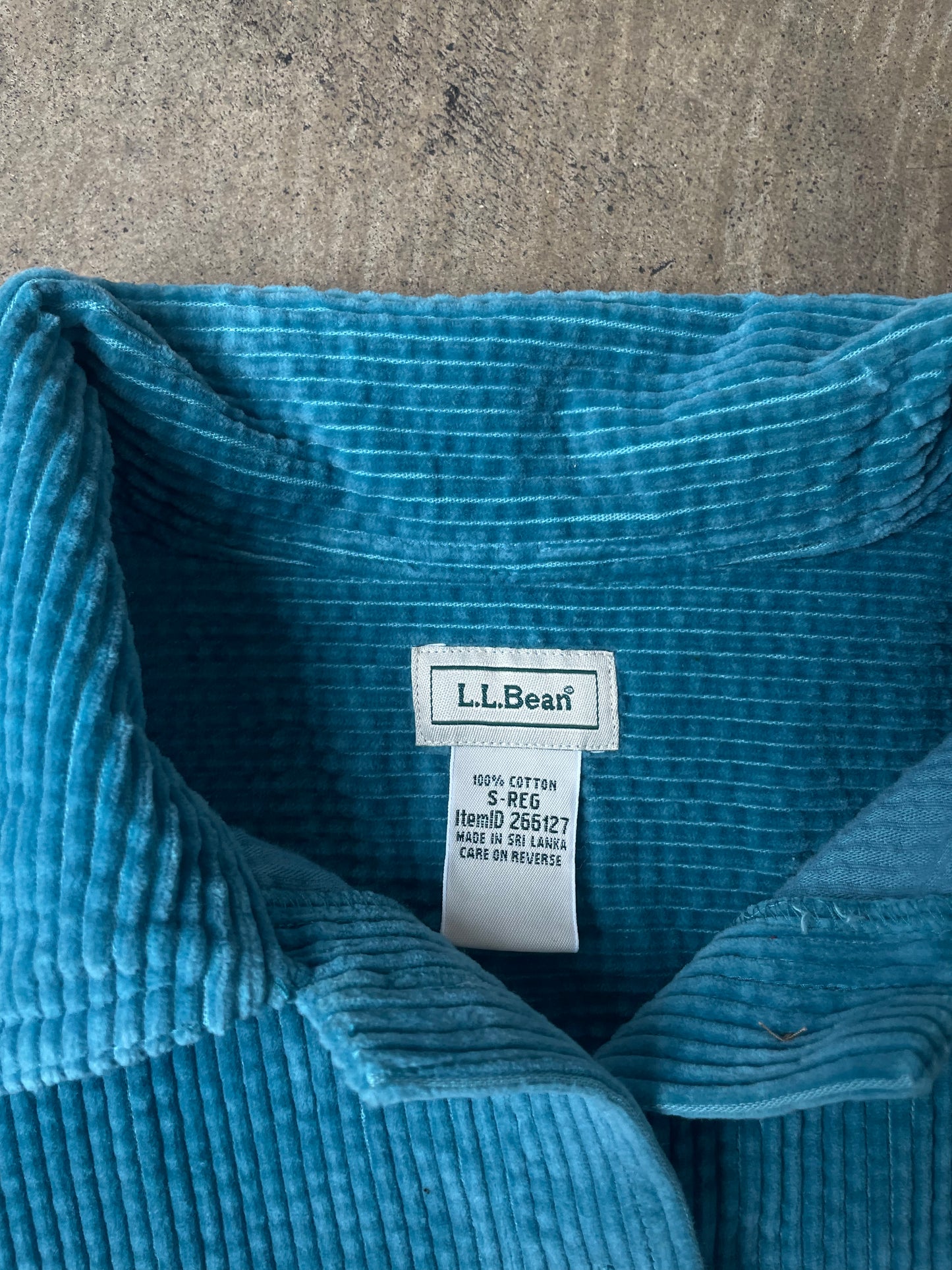 Teal L.L. Bean Long Sleeve Button Down