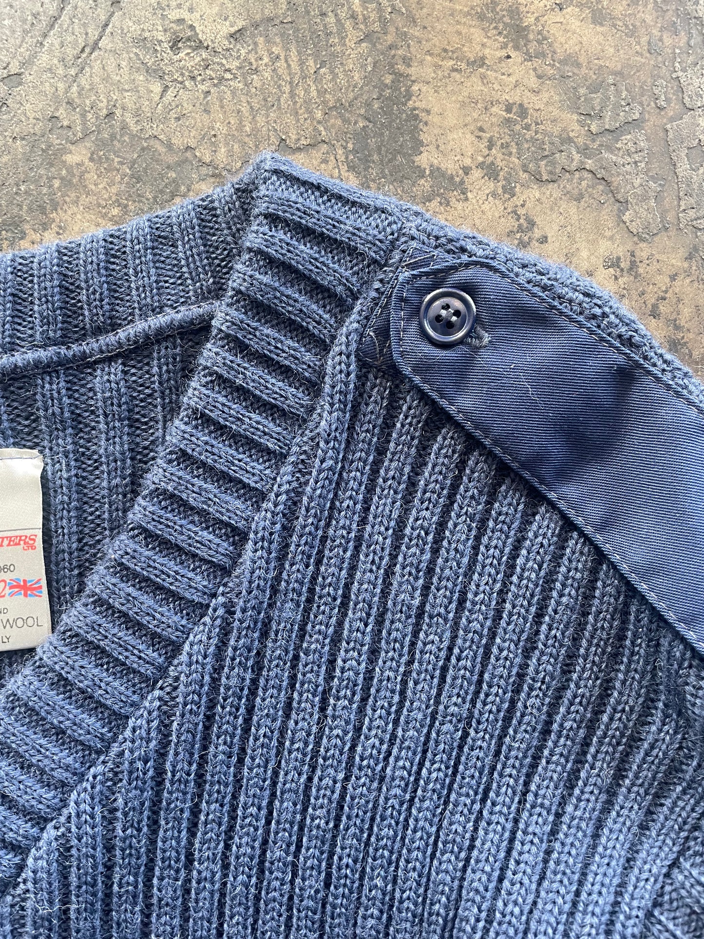 Navy Uniform V Neck Sweater