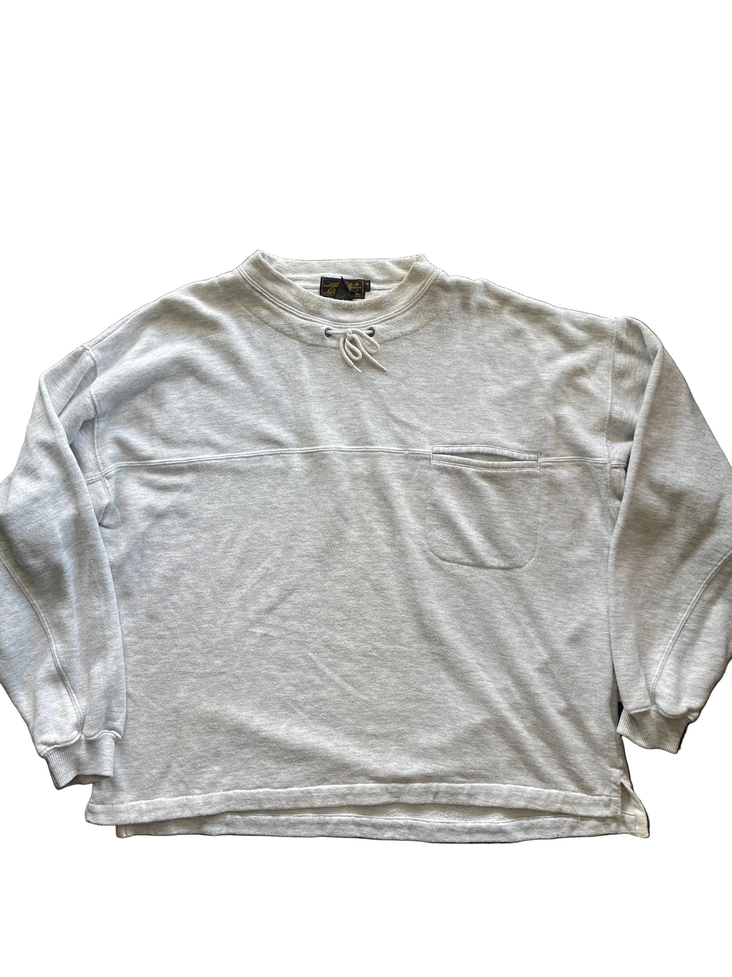 Gray Eddie Bauer Necktie Sweater
