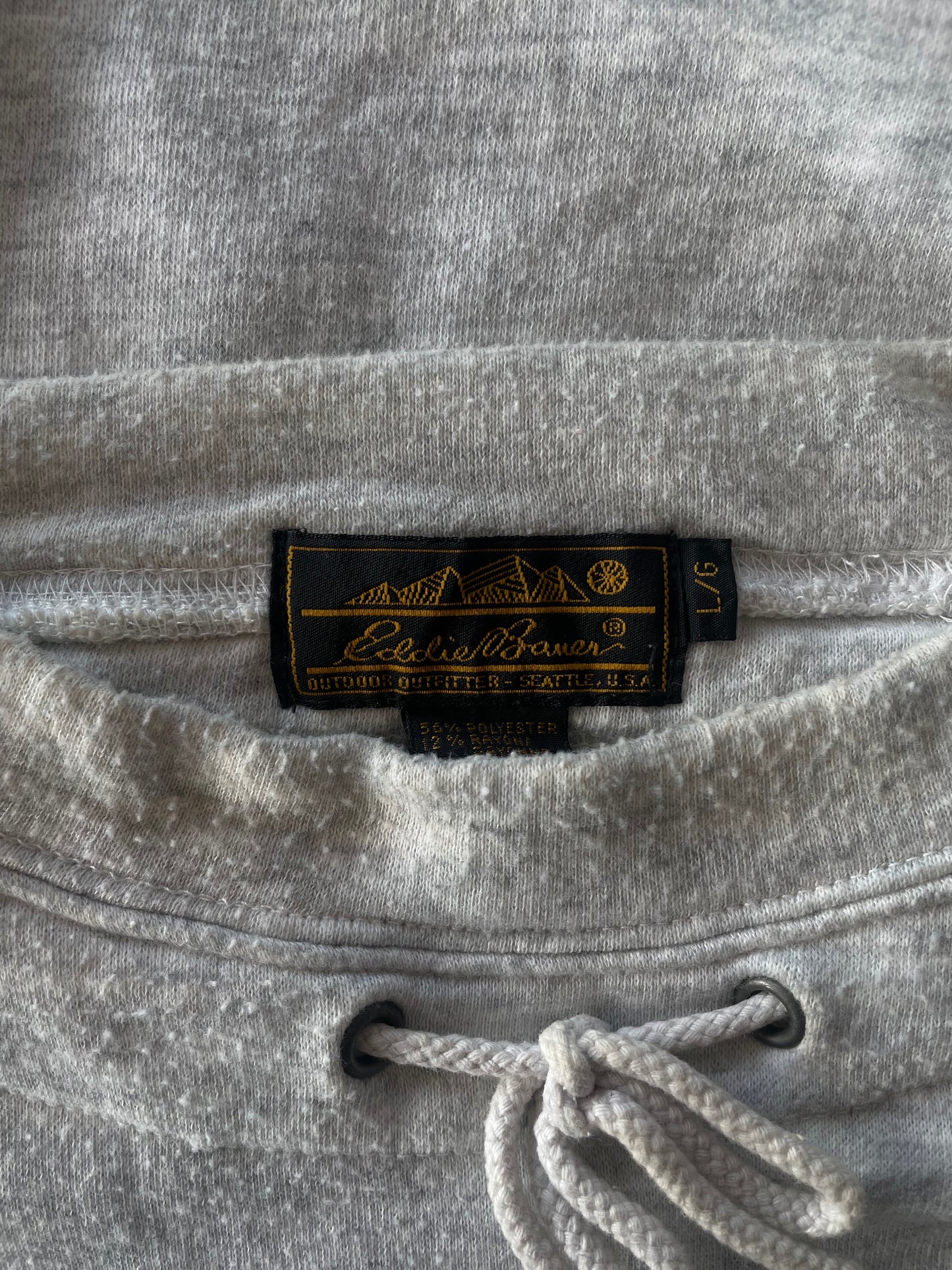 Gray Eddie Bauer Necktie Sweater