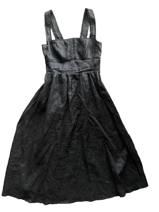 Black Reformation Bodice Top Dress
