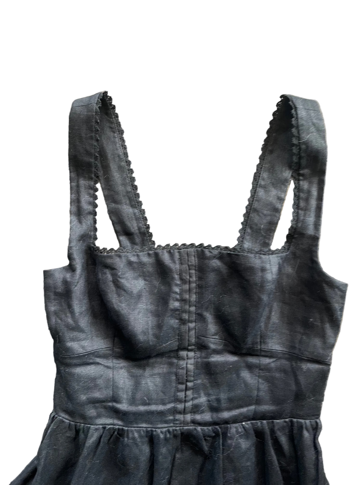 Black Reformation Bodice Top Dress