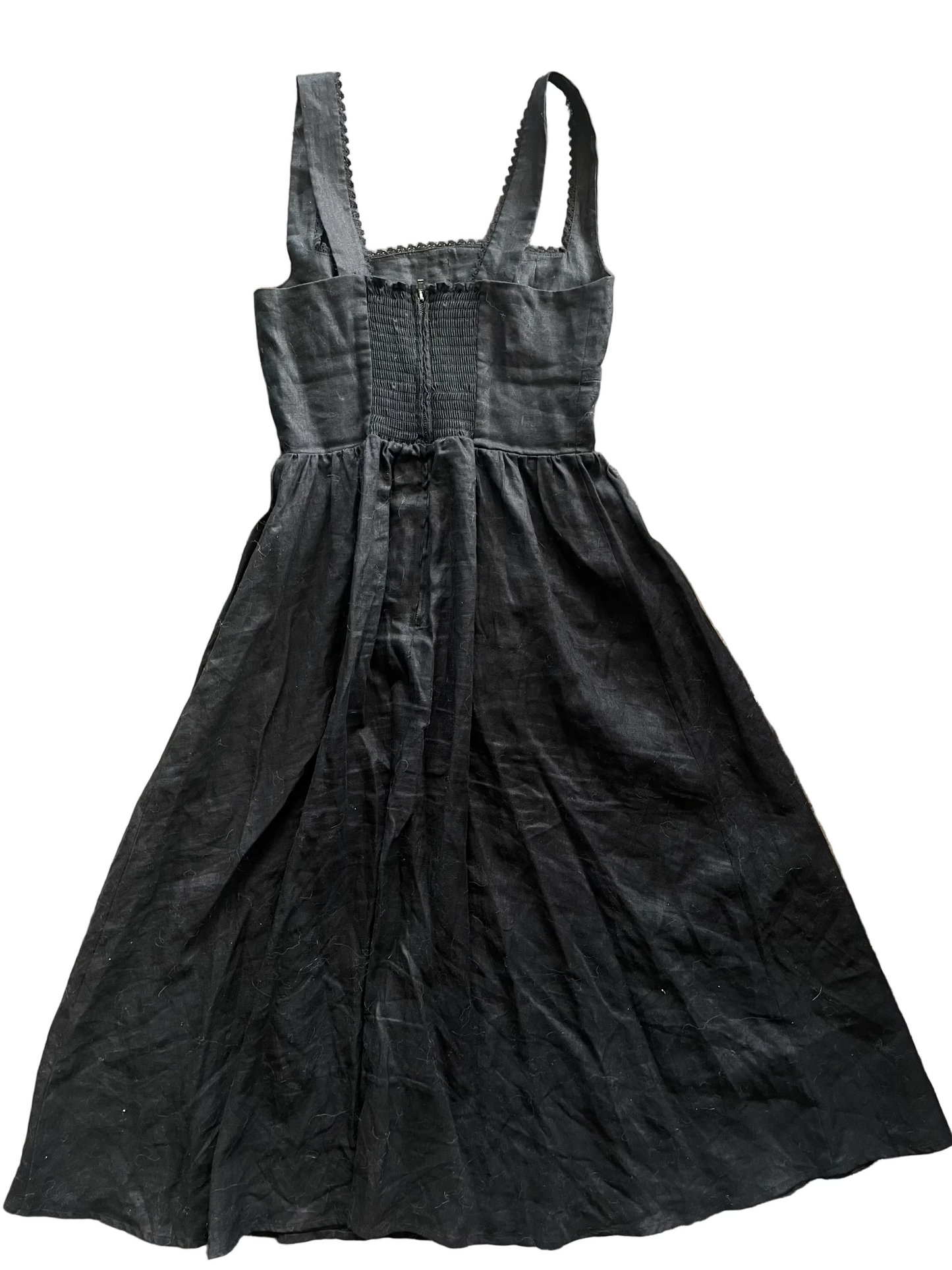 Black Reformation Bodice Top Dress