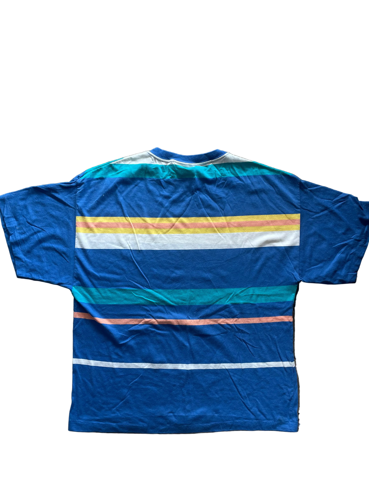 Blue + Bright Striped Tee
