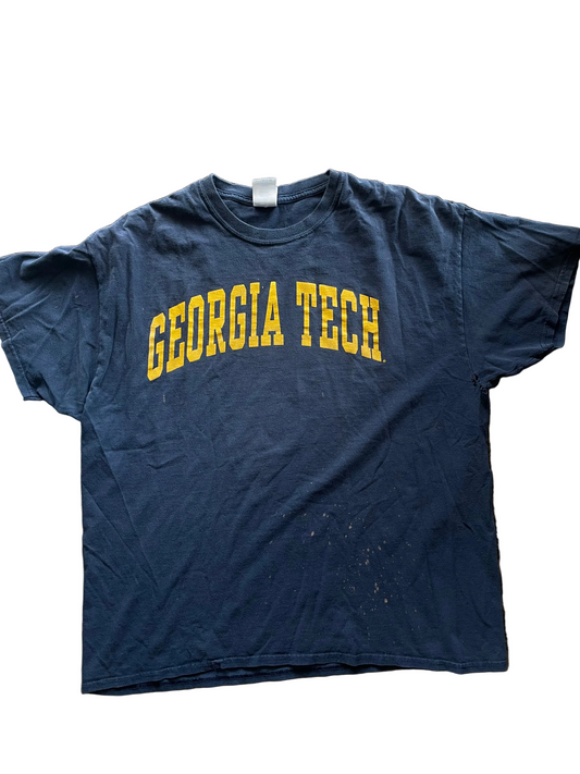 Navy Georgia Tech Tee