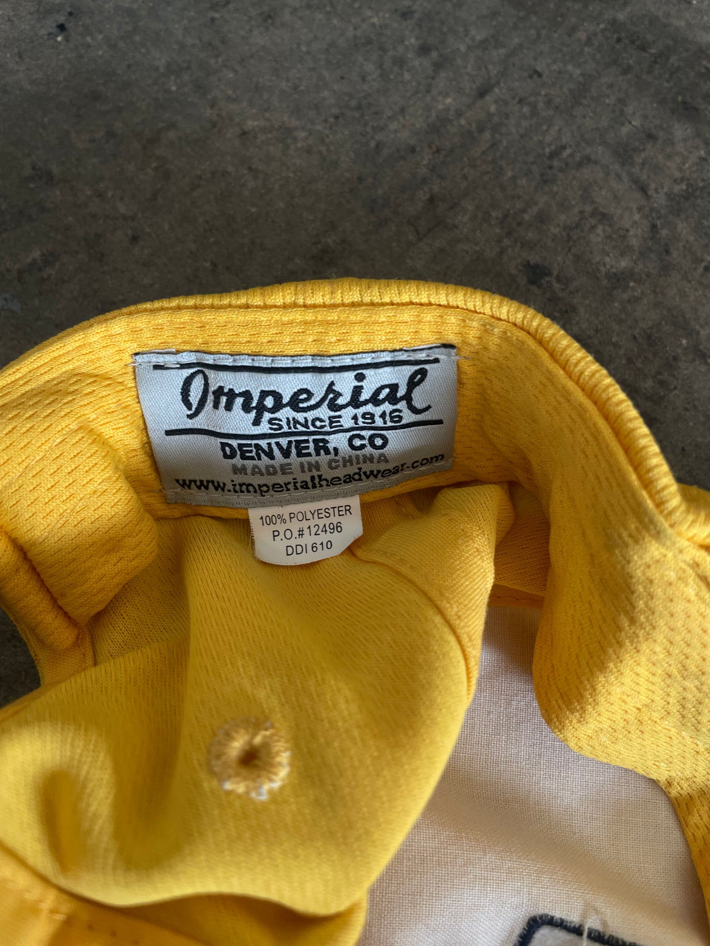 Yellow TPC Scottsdale Hat
