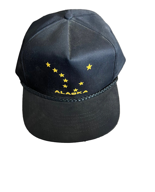 Navy Alaska Constellation Rope Brim Hat