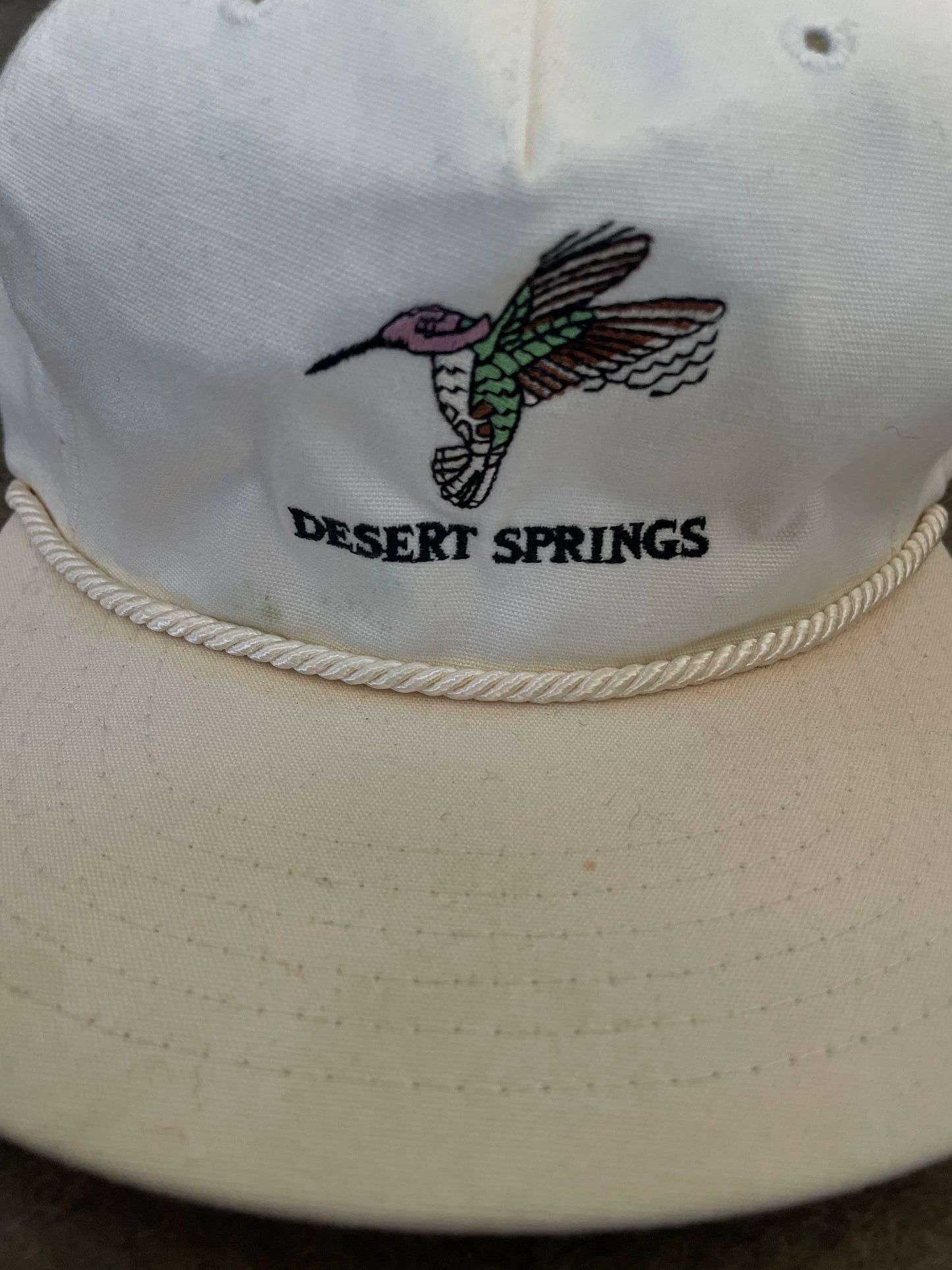White Desert Springs Hummingbird Hat