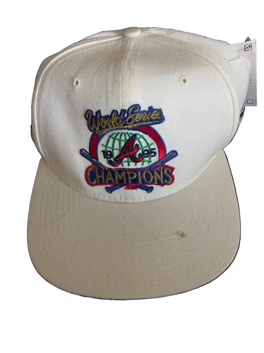 White Atlanta Braves World Series Champions Hat