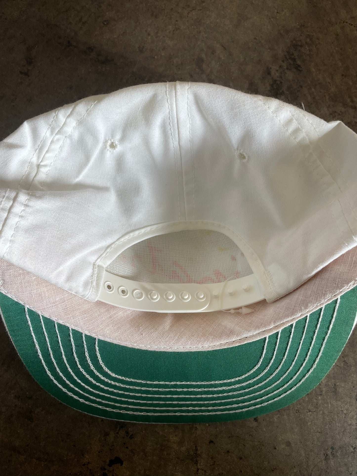 White Sinatra Rope Brim Hat