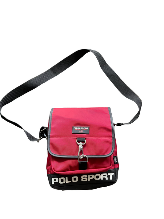 Red Polo Sport Messenger Bag