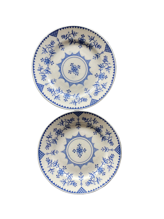 Blue Floral Cake Dishes