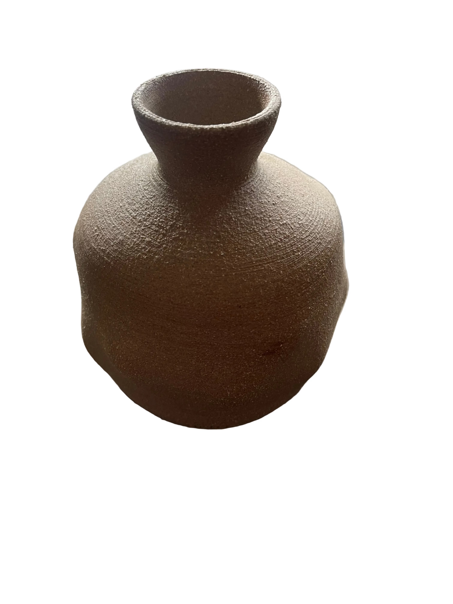 Natural Clay Bumpy Vase